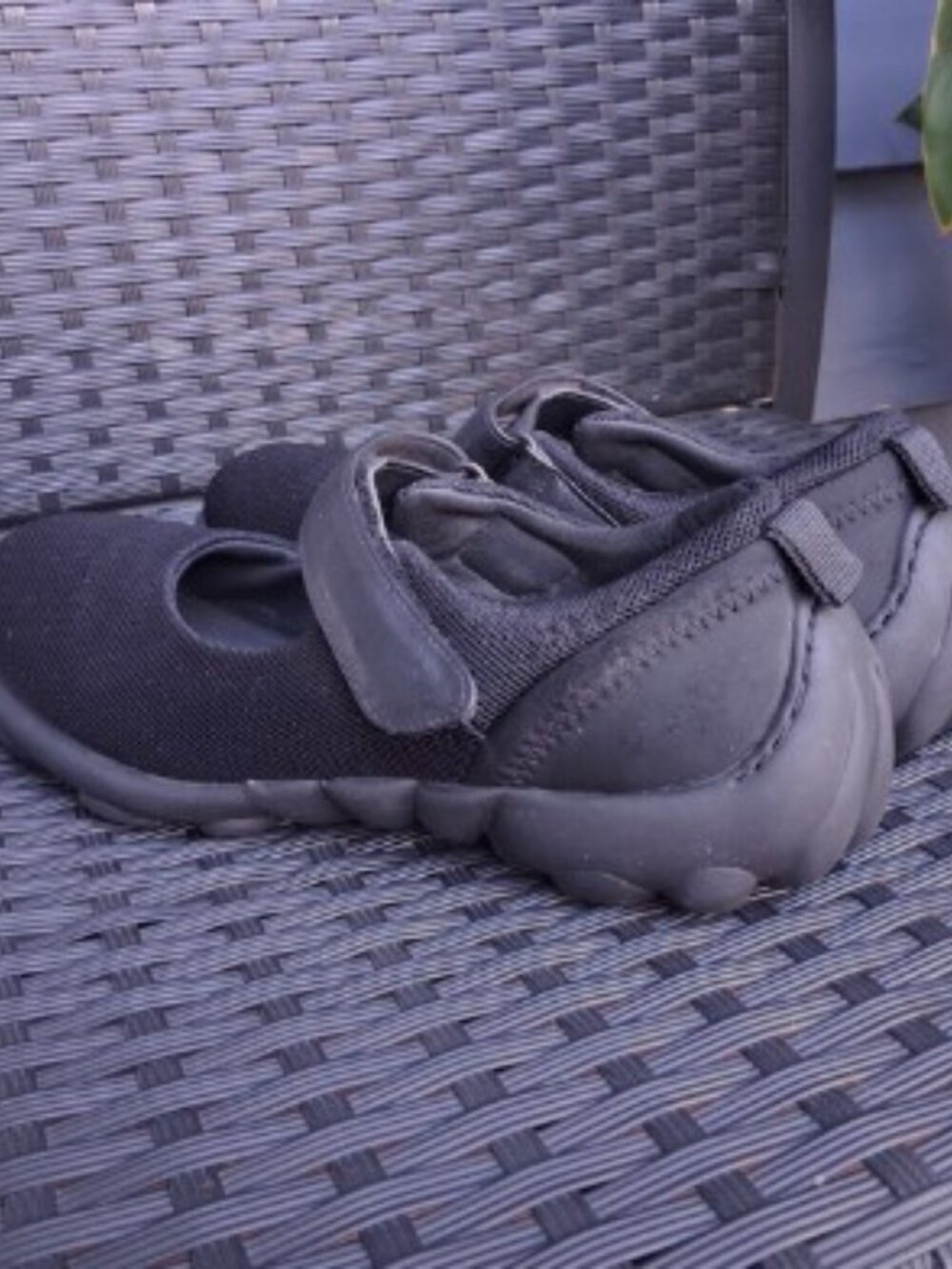 John Fluevog Pilot Black Vegan Mary Janes - Size 10